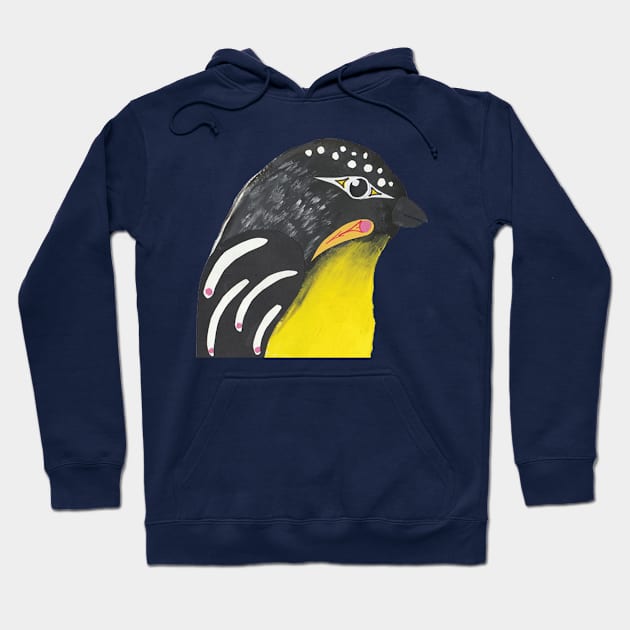 Native Birds of Australia Collage - Set 4 Pardalote Hoodie by chortlzdesigns